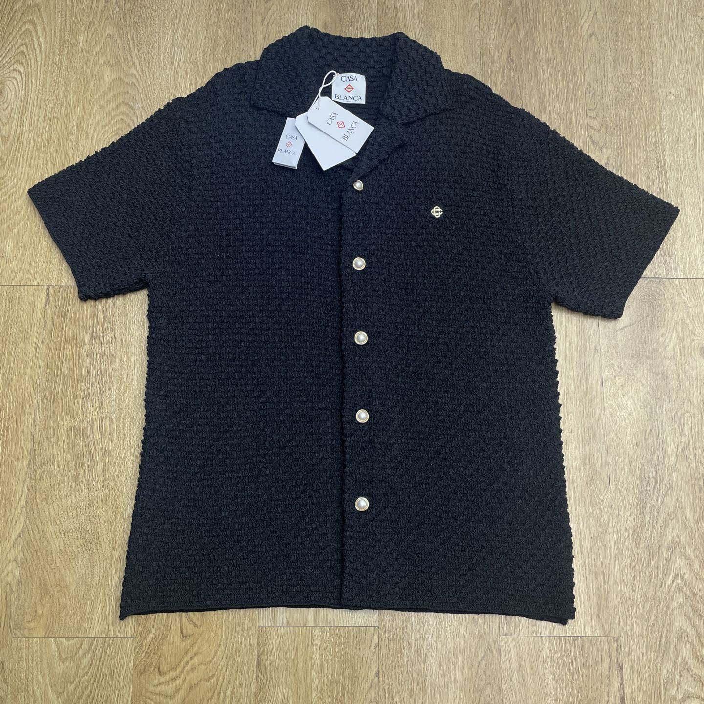 Casablanca Wave Crochet Shirt   D0091 - DesignerGu