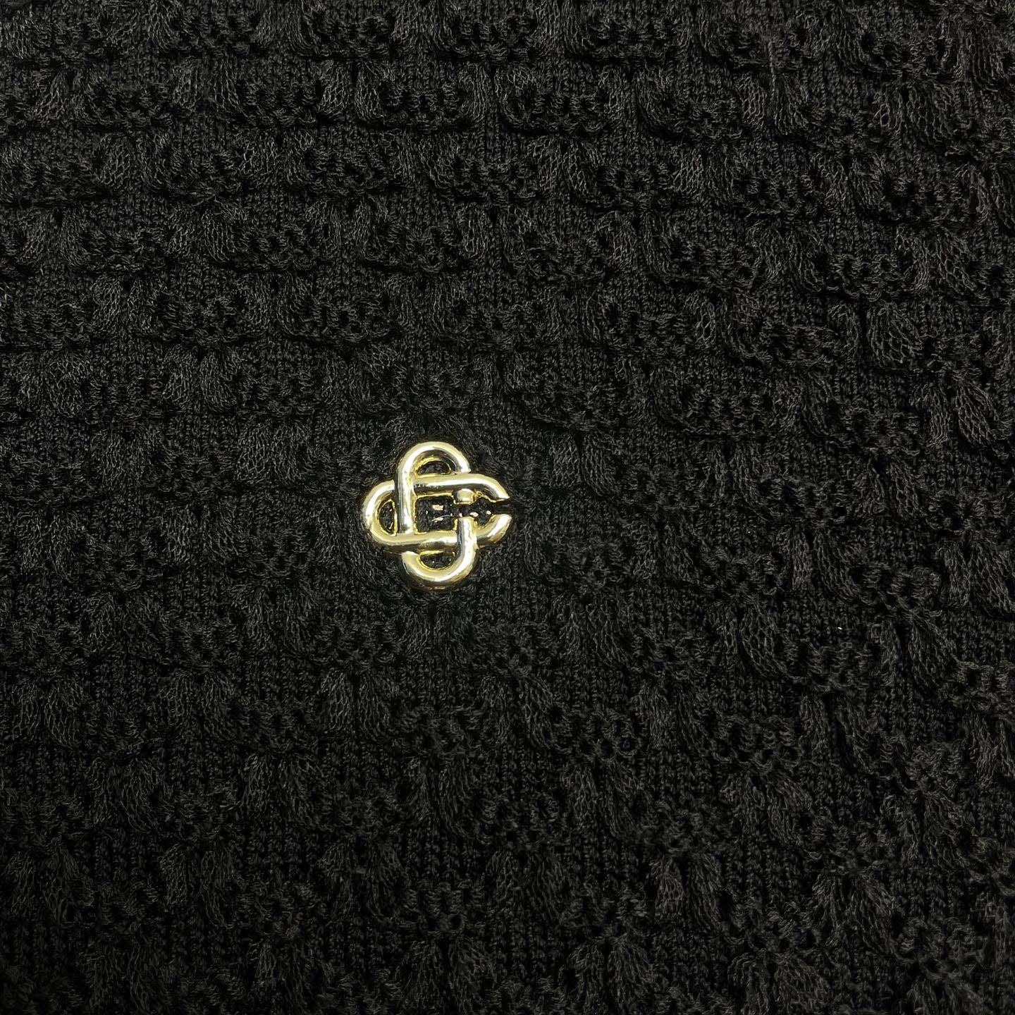 Casablanca Wave Crochet Shirt   D0091 - DesignerGu