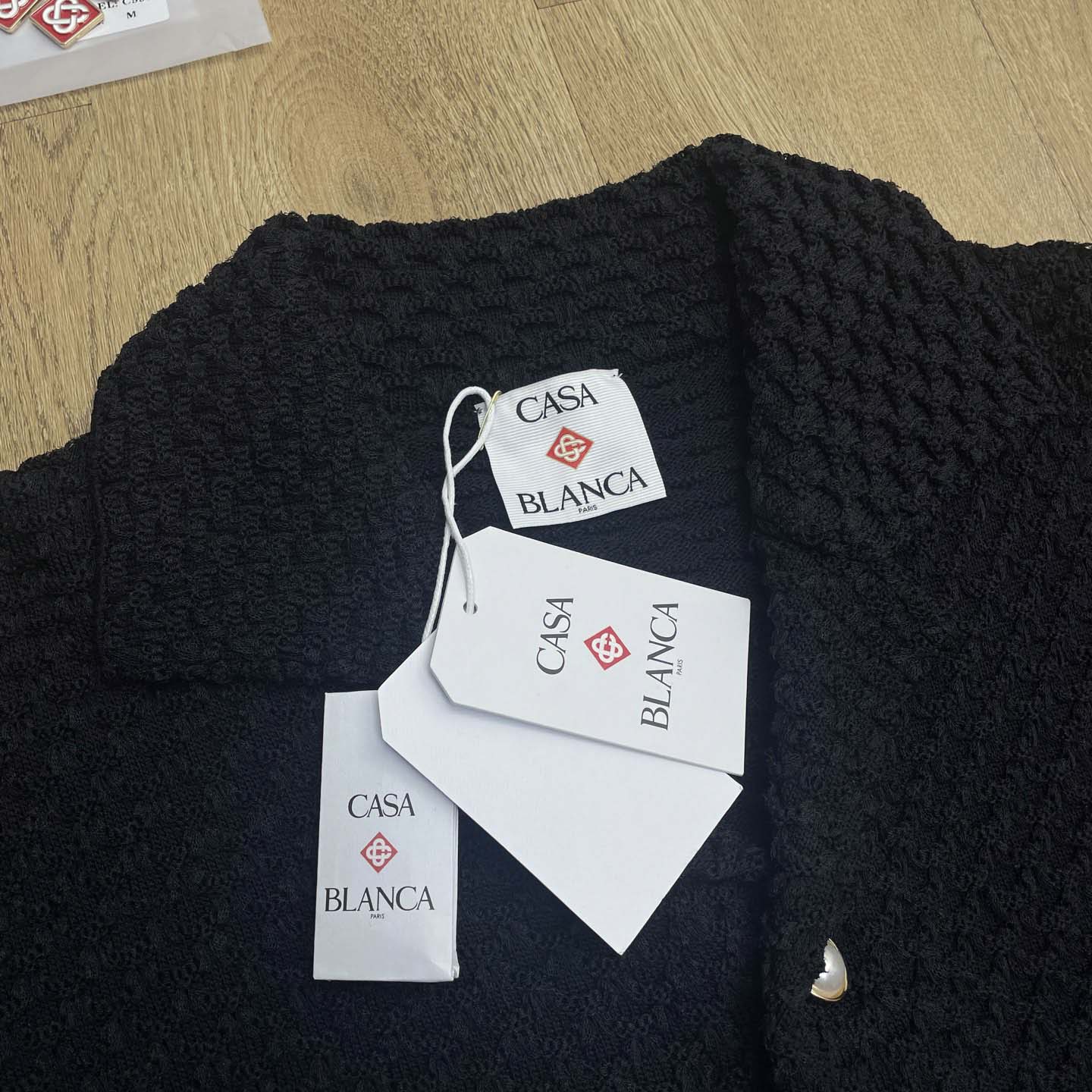 Casablanca Wave Crochet Shirt   D0091 - DesignerGu