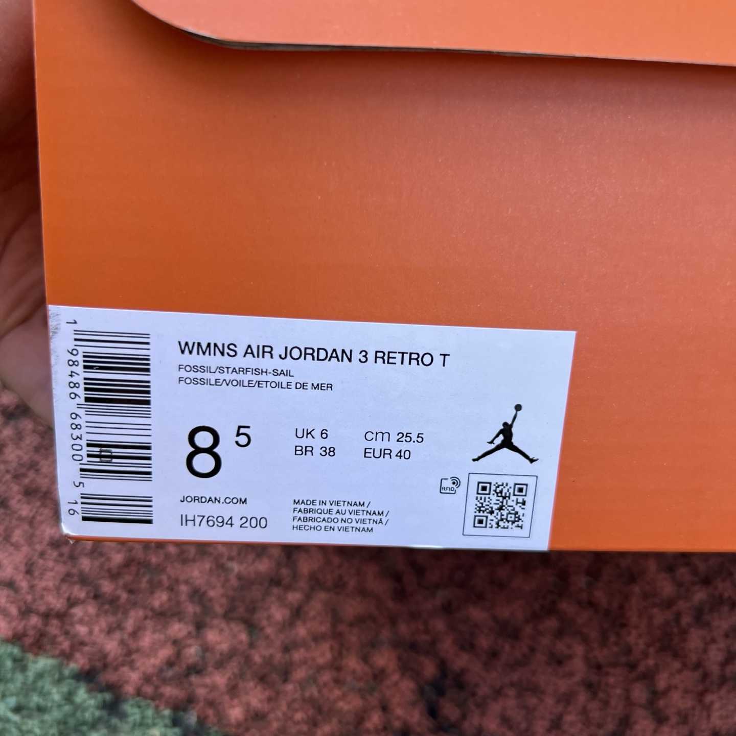 Jordan Air Jordan 3 Retro TEX Fossil Starfsh    IH7694-200  - DesignerGu