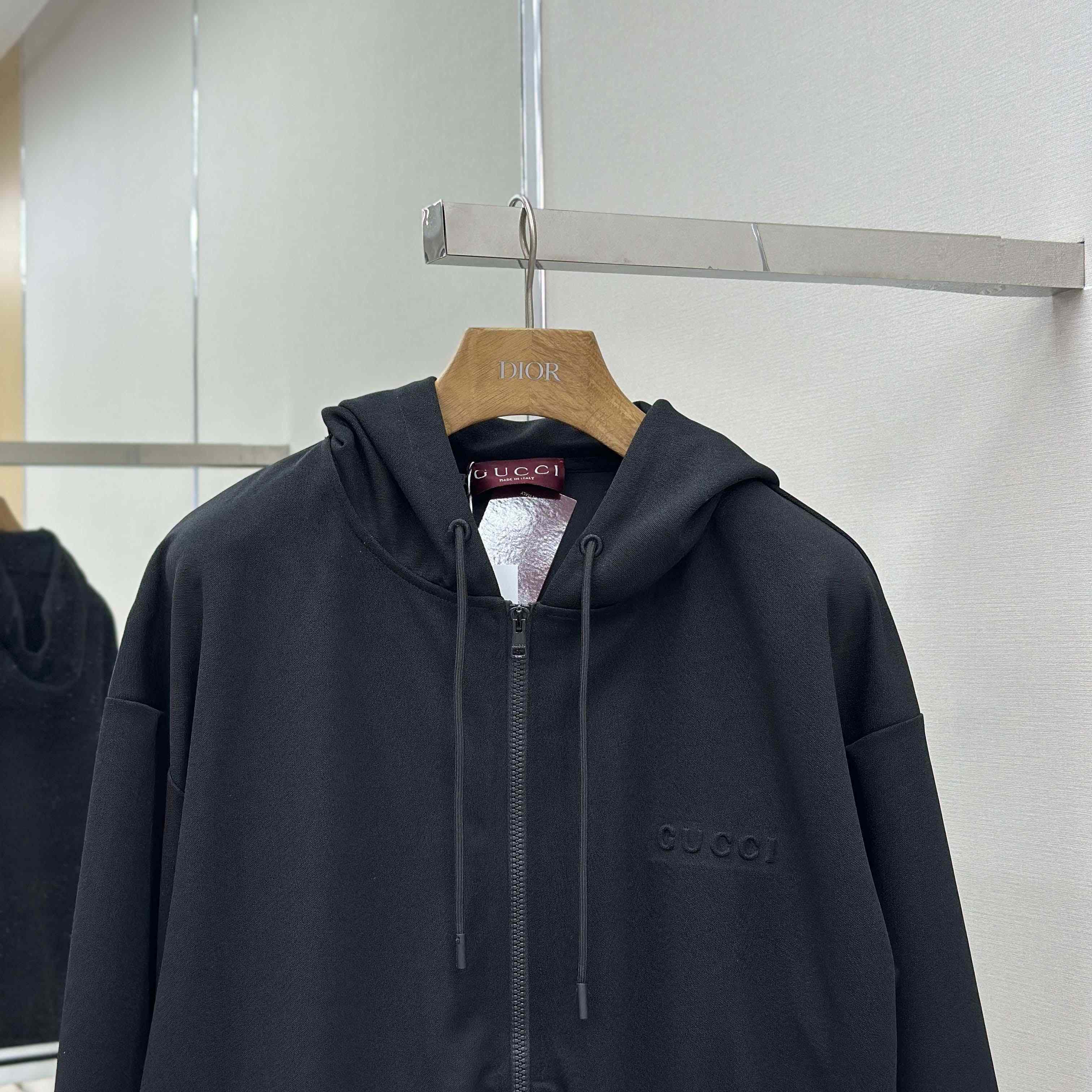 Gucci Technical Jersey Hooded Zip Jacket - DesignerGu