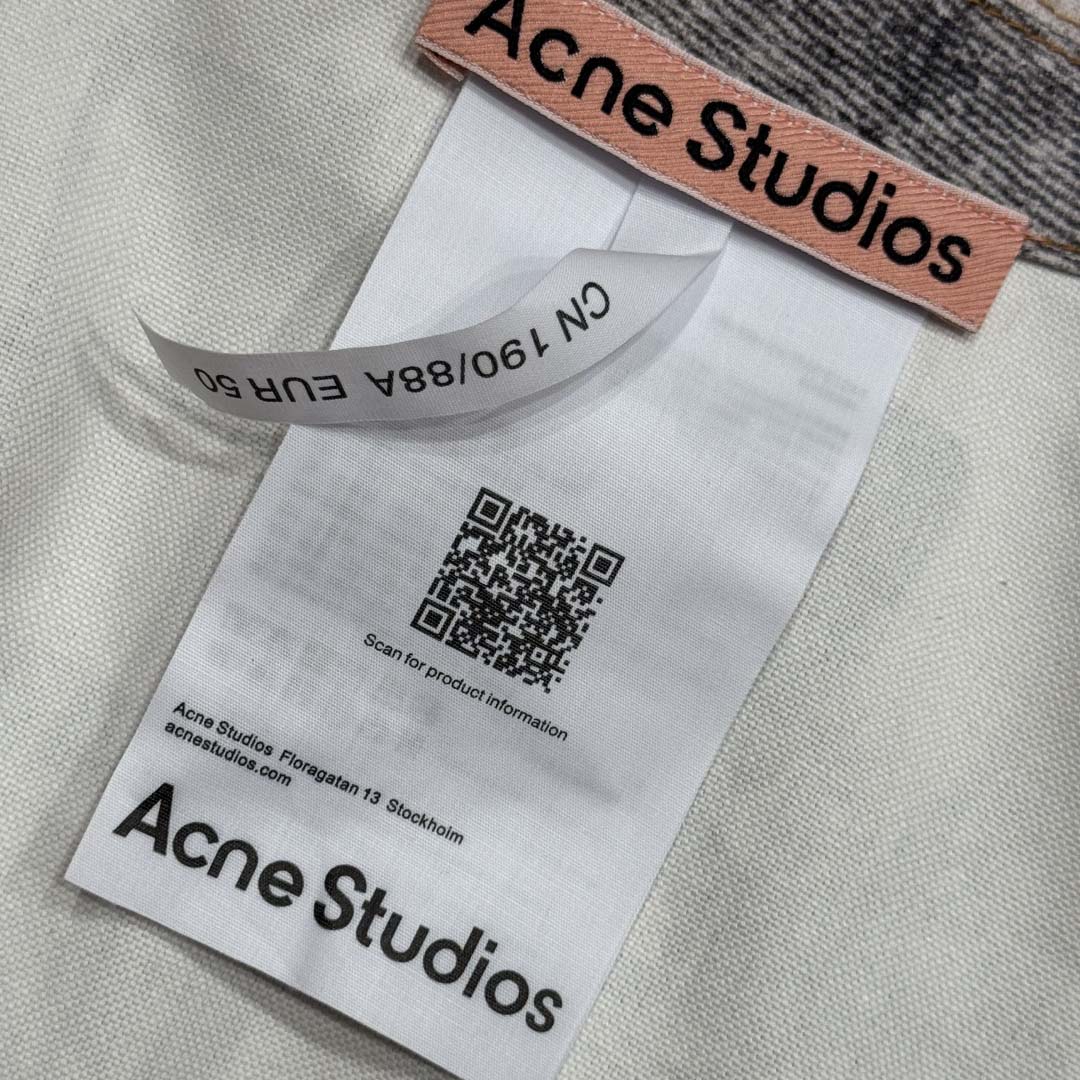 Acne Studios Jacket & Jean Trompe L'oeil Print - DesignerGu