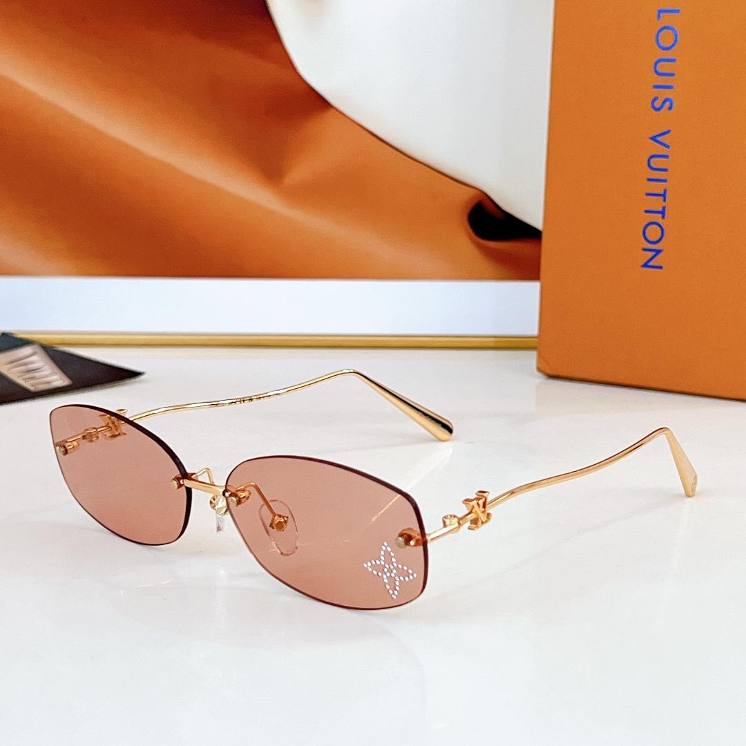Louis Vuitton LV Glam 2.0 Oval Sunglasses   Z2803U - DesignerGu