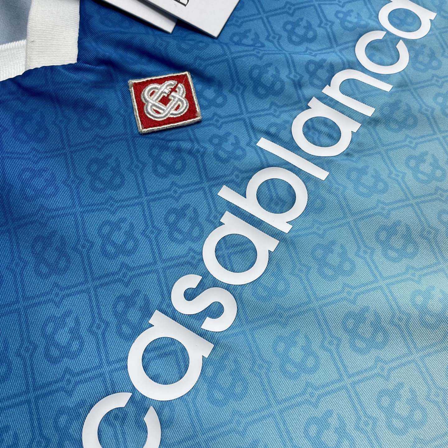 Casablanca Jacquard Gradient Football Shirt  C1025 - DesignerGu