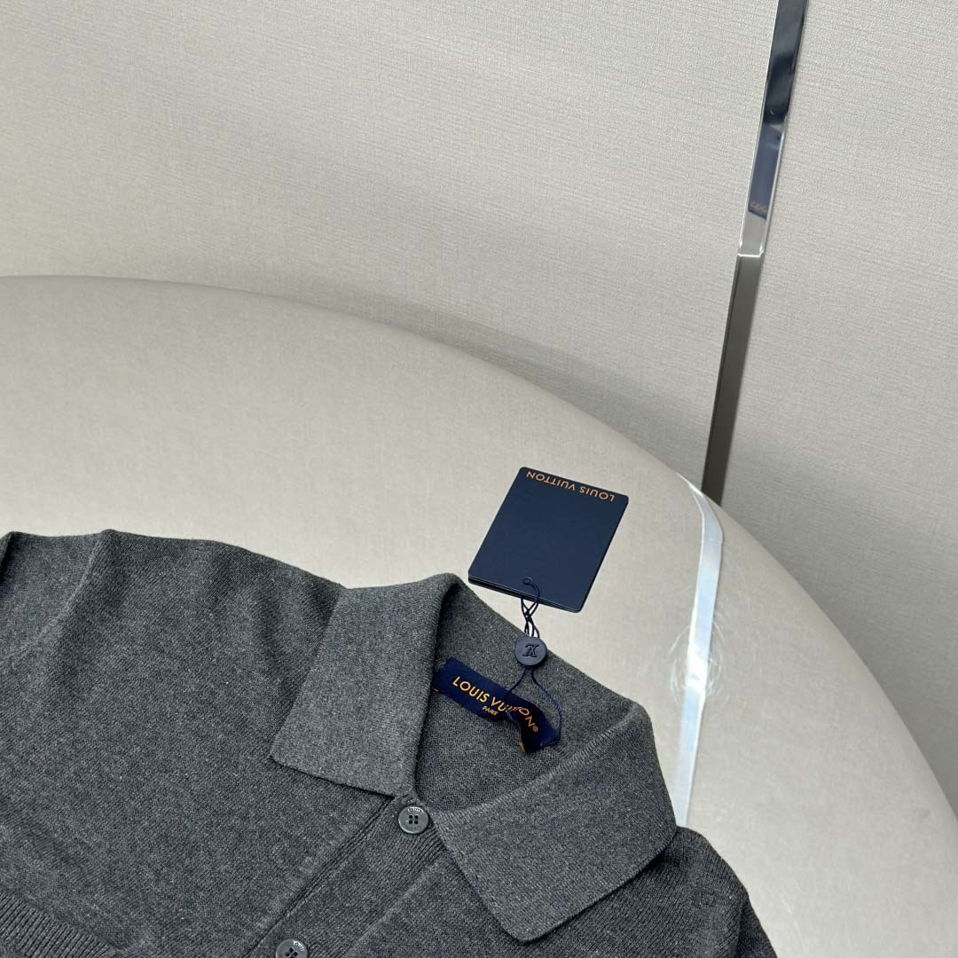 Louis Vuitton Cotton Knit Overshirt   1AFANI - DesignerGu