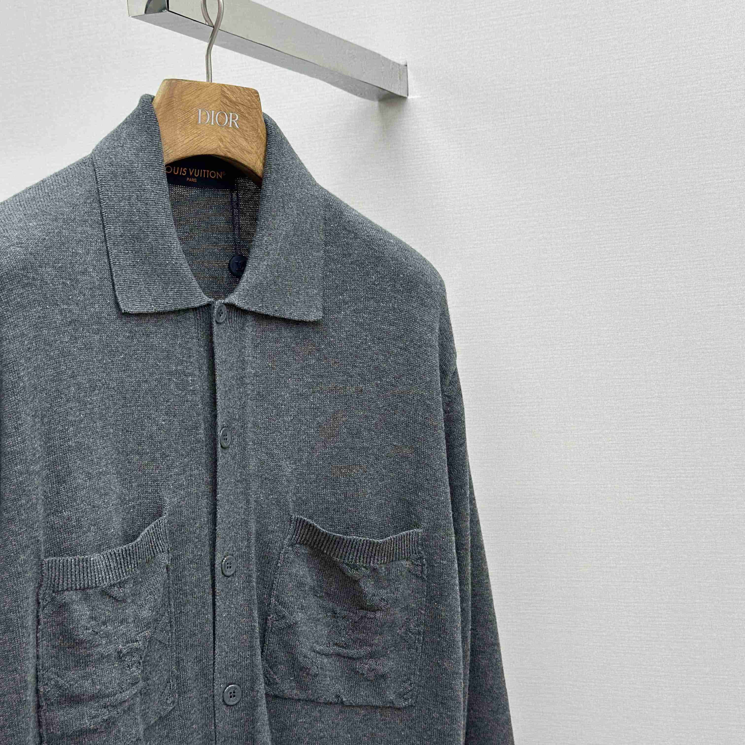 Louis Vuitton Cotton Knit Overshirt   1AFANI - DesignerGu