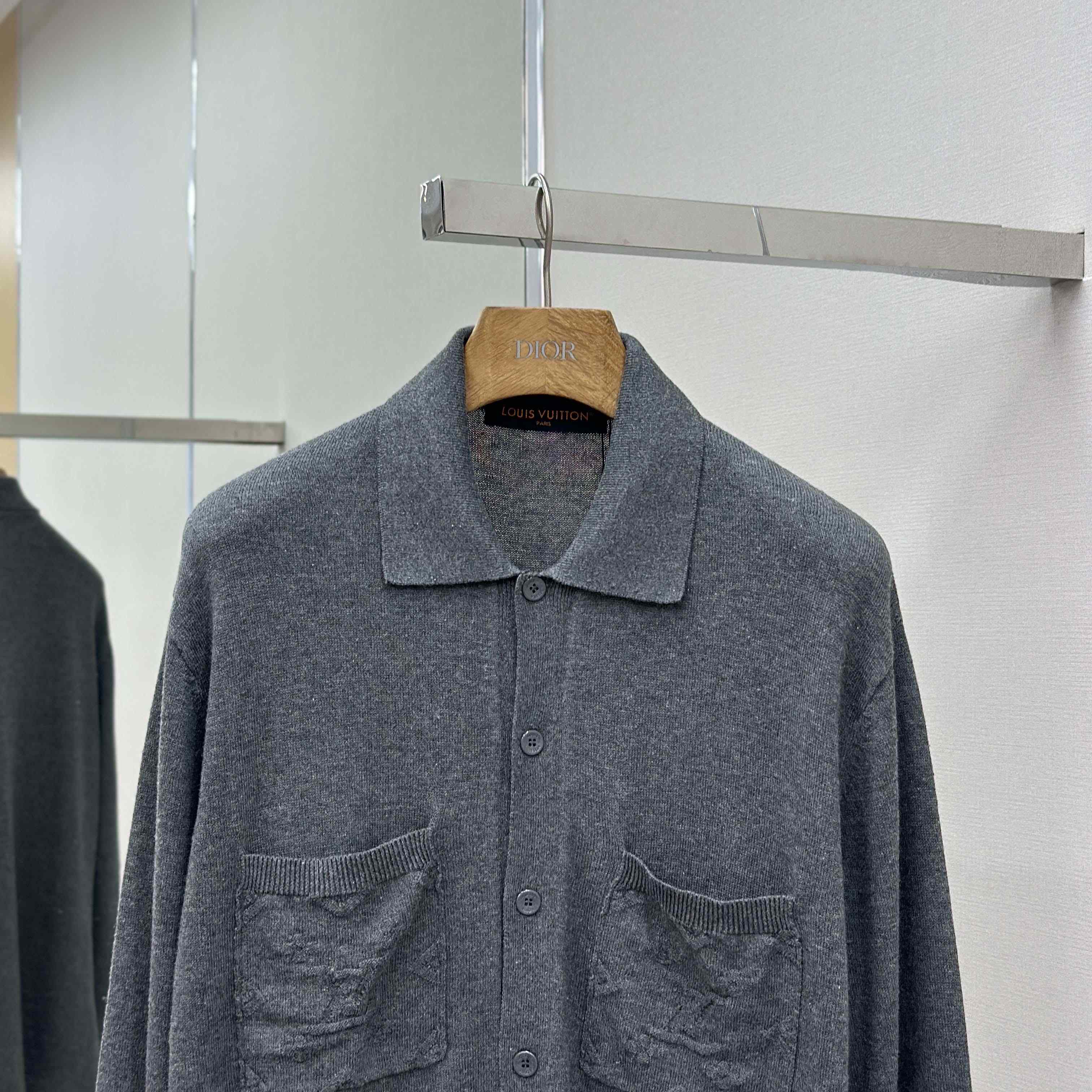 Louis Vuitton Cotton Knit Overshirt   1AFANI - DesignerGu