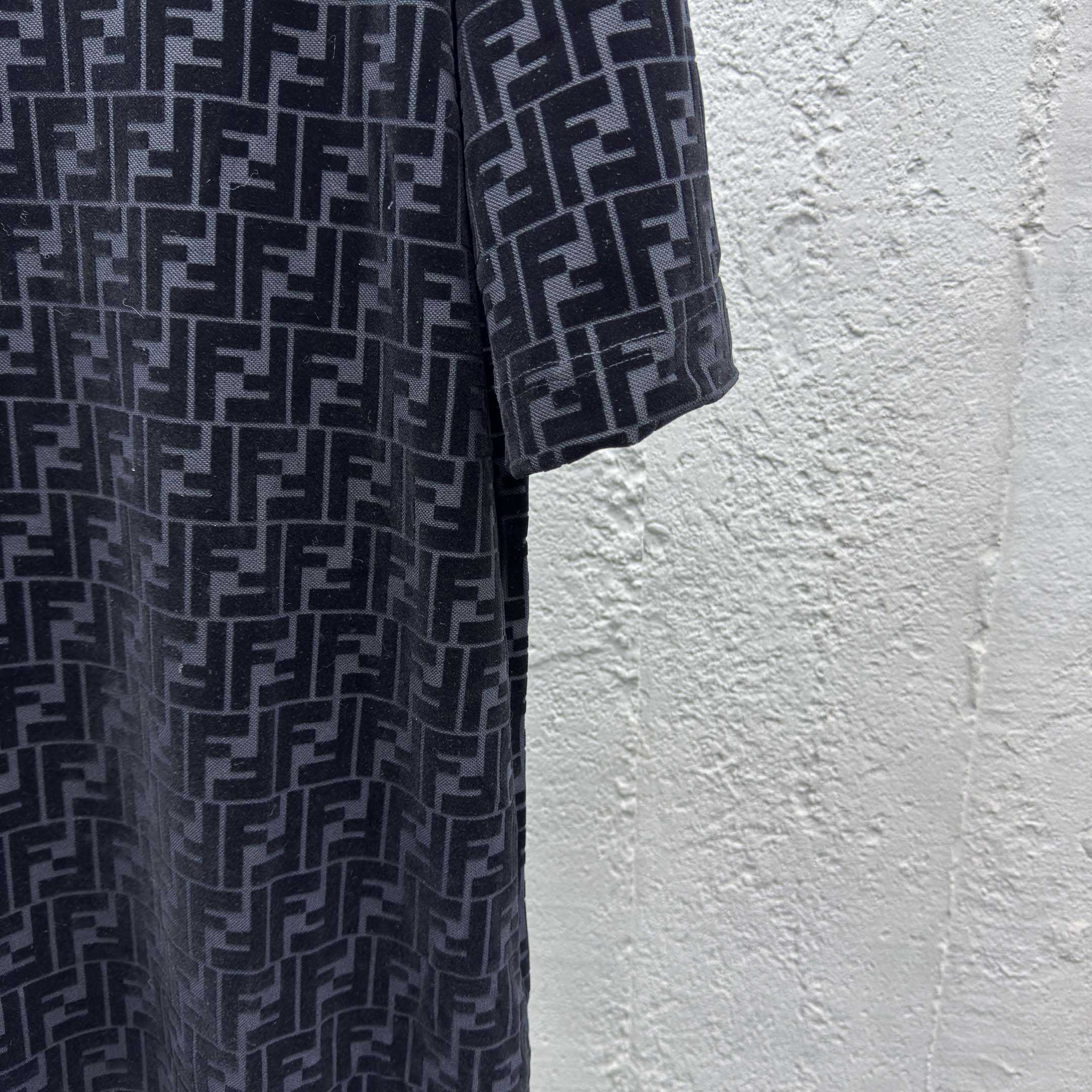 Fendi T-shirt In Black Piqué - DesignerGu