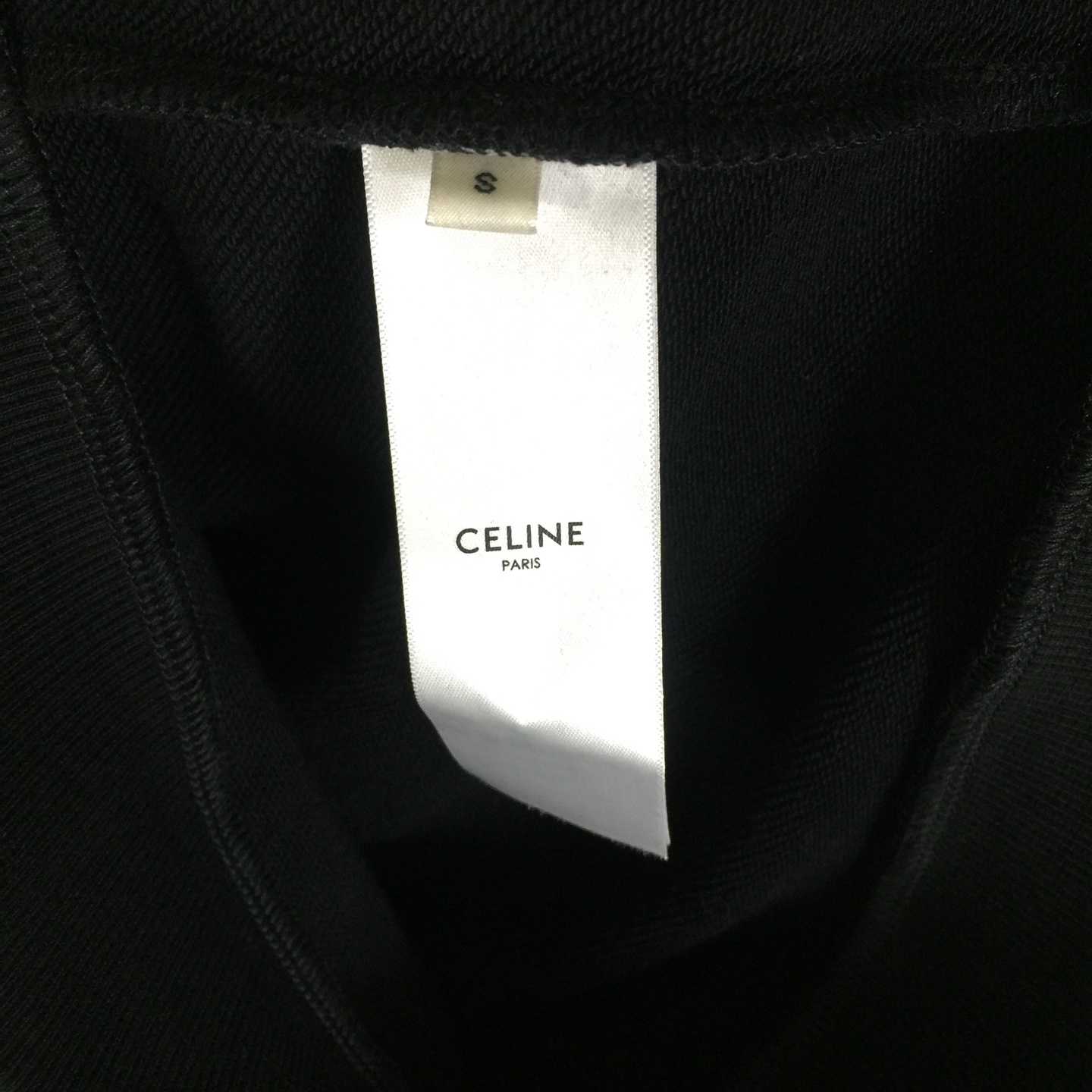 Celine Triomphe Loose Sweatshirt In Cotton Fleece - DesignerGu