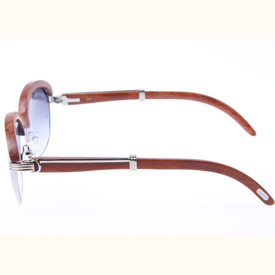 Cartier CT_1116679 Sunglasses In Silver Grey Gradient - DesignerGu