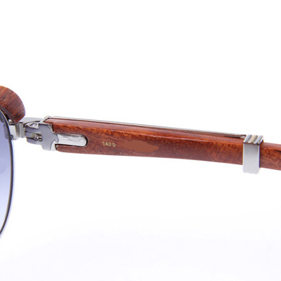 Cartier CT_1116679 Sunglasses In Silver Grey Gradient - DesignerGu