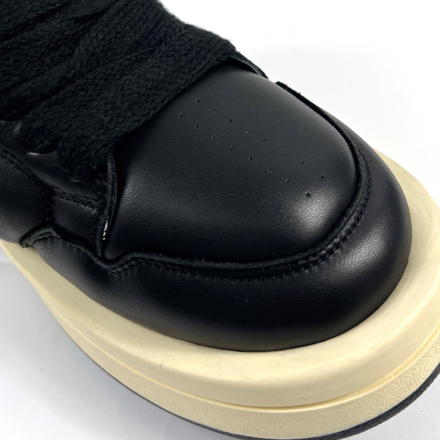 Rick Owens x DRKSHDW TURBOWPN Low 'Black Cloud Cream' - DesignerGu