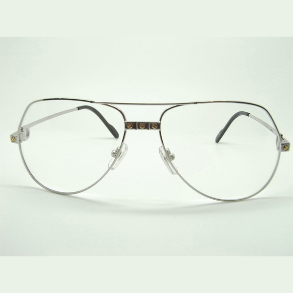 Cartier CT 1324912 Eyeglasses In Silver - DesignerGu