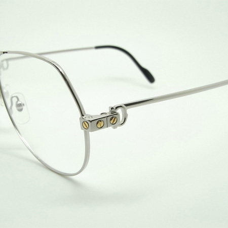 Cartier CT 1324912 Eyeglasses In Silver - DesignerGu
