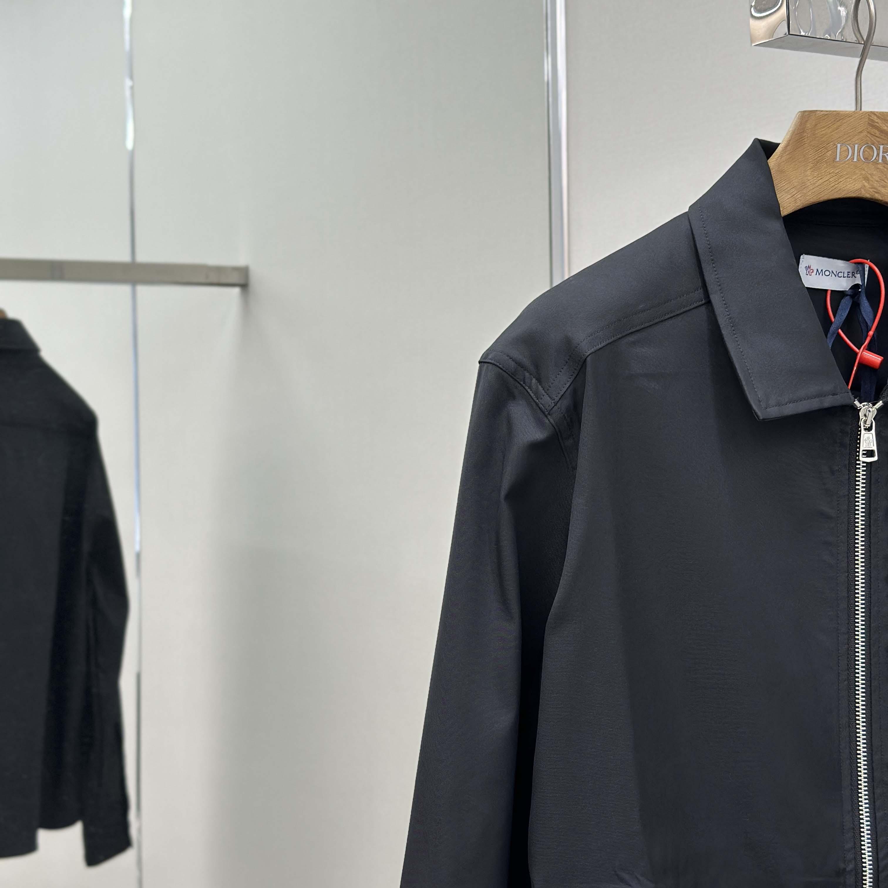 Moncler Gabardine Cotton Shirt Jacket - DesignerGu