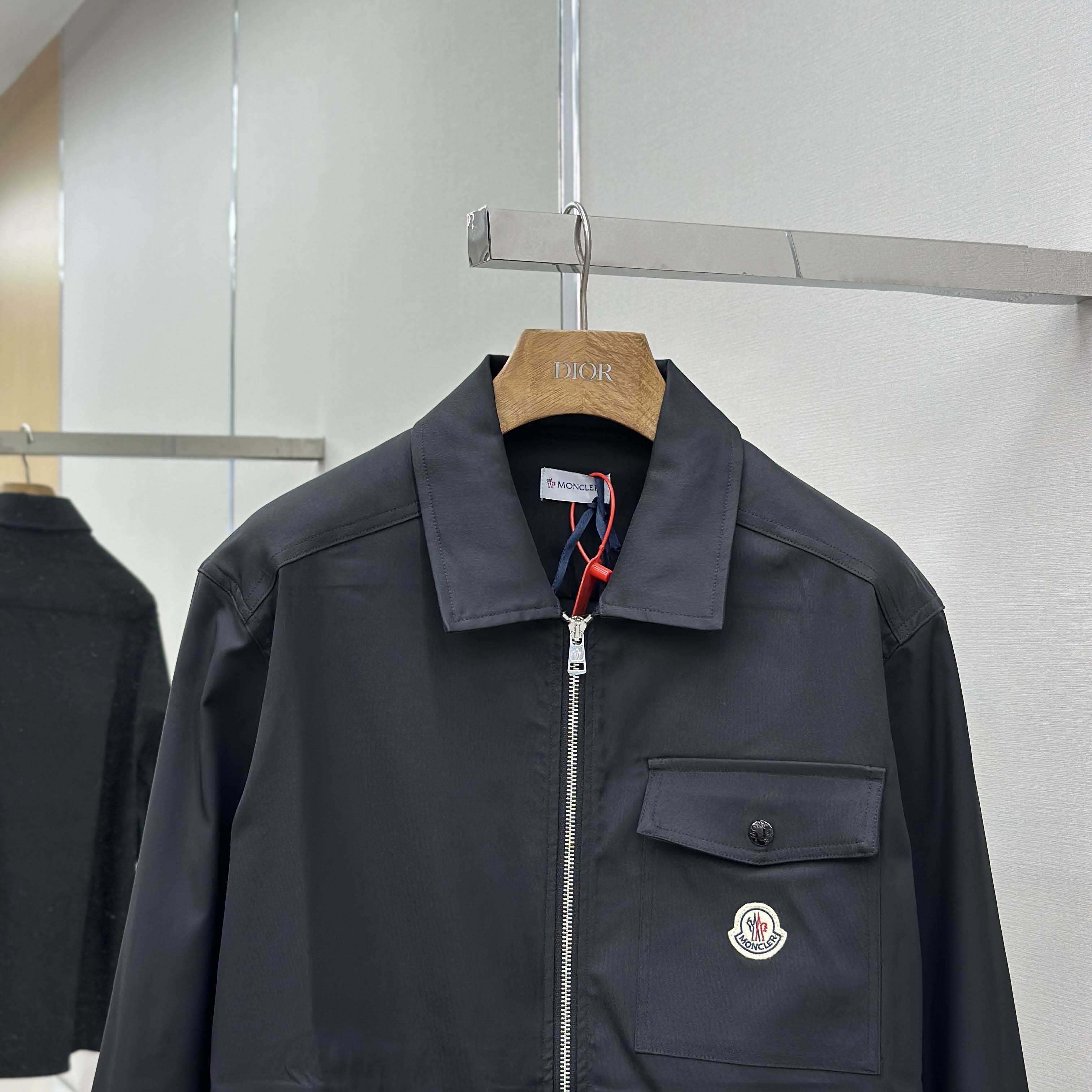 Moncler Gabardine Cotton Shirt Jacket - DesignerGu