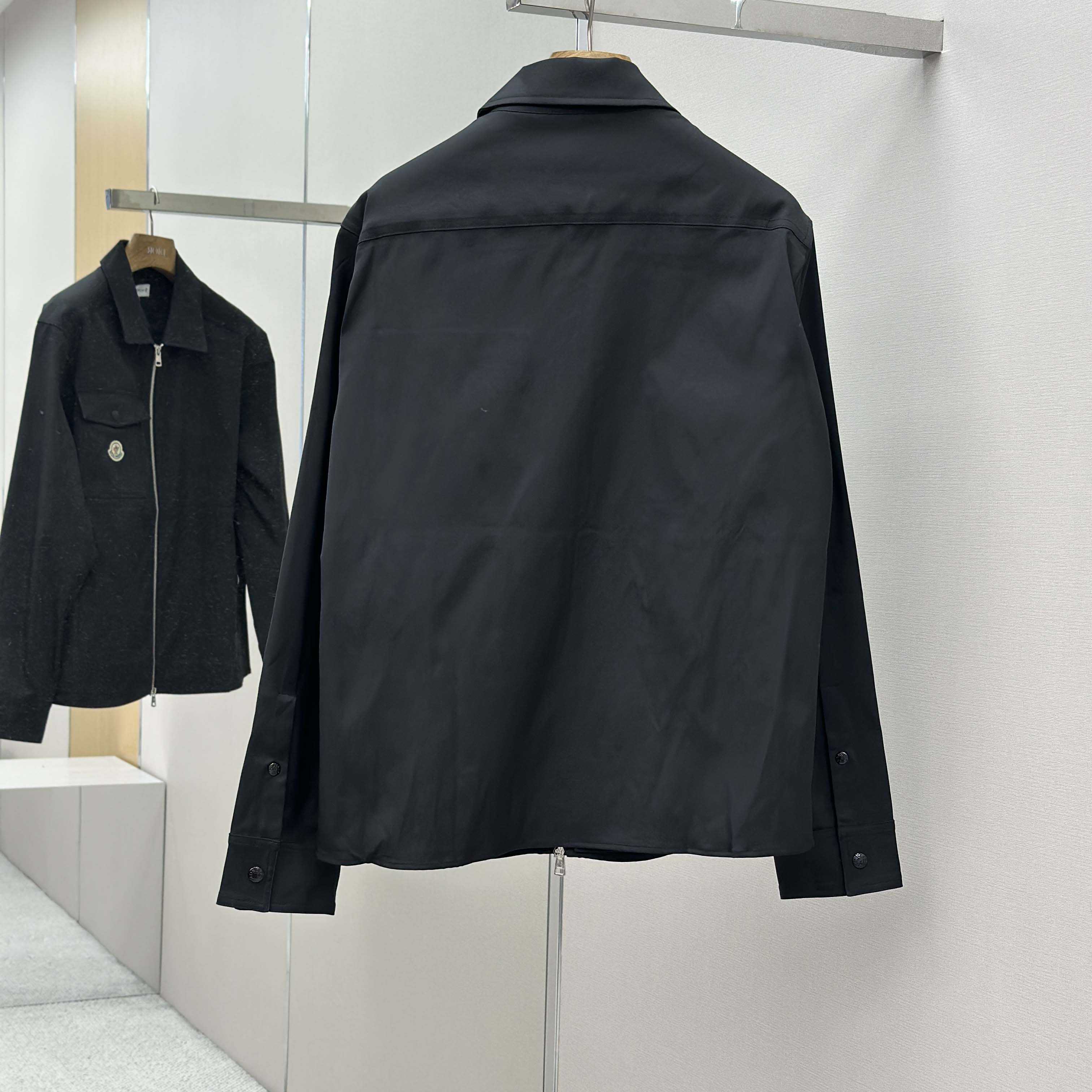 Moncler Gabardine Cotton Shirt Jacket - DesignerGu