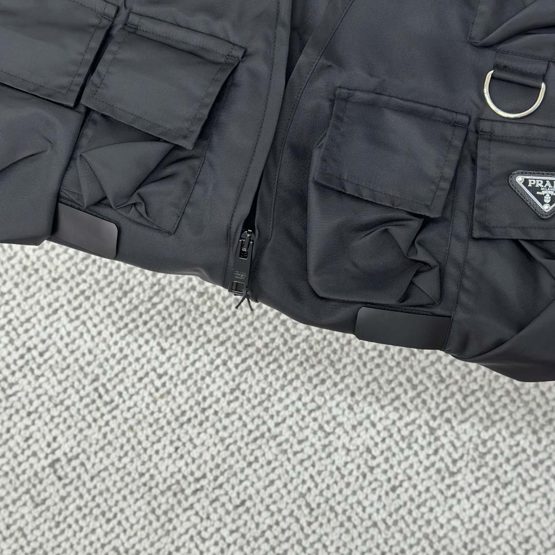 Prada Re-Nylon Utility Vest - DesignerGu