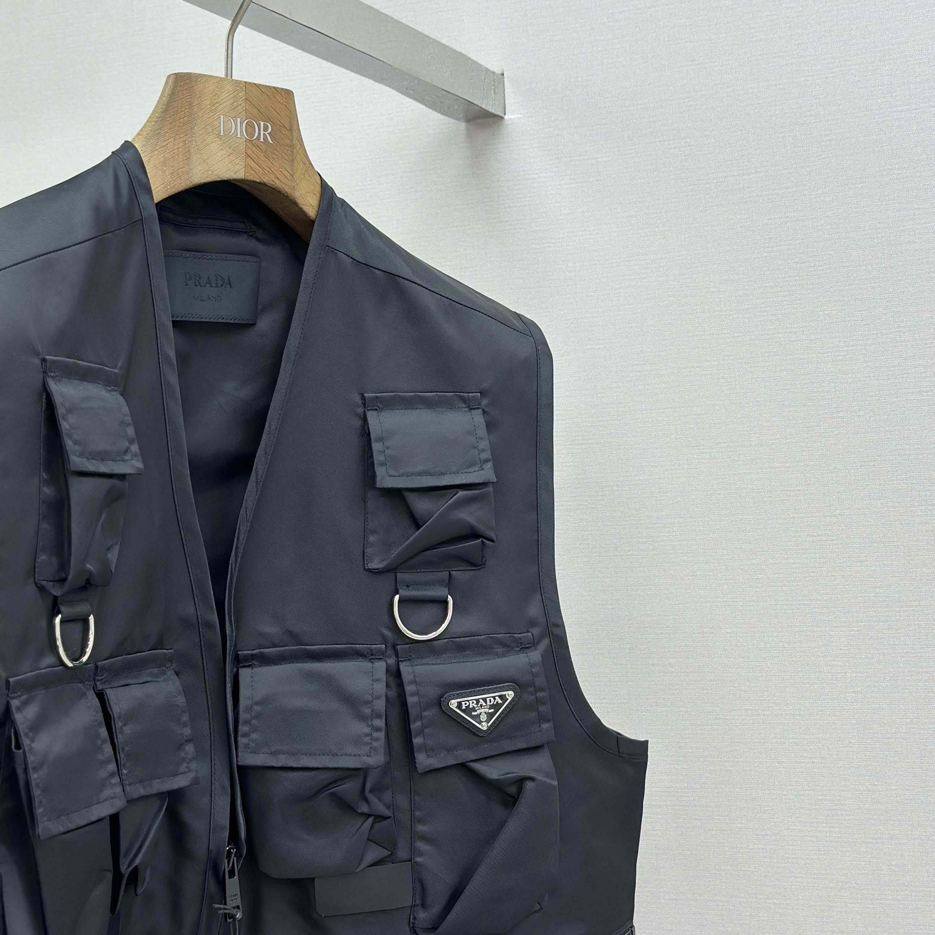 Prada Re-Nylon Utility Vest - DesignerGu