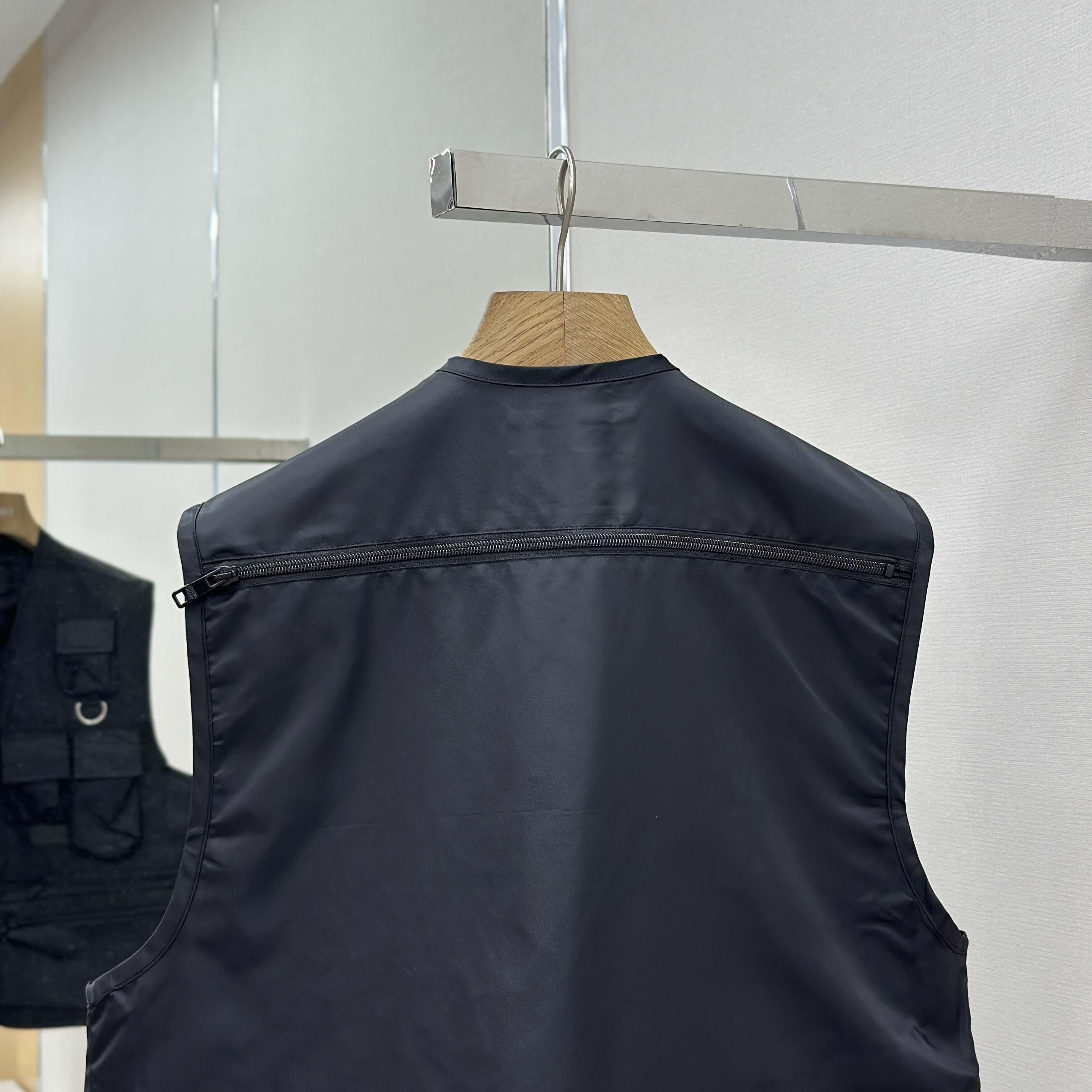 Prada Re-Nylon Utility Vest - DesignerGu