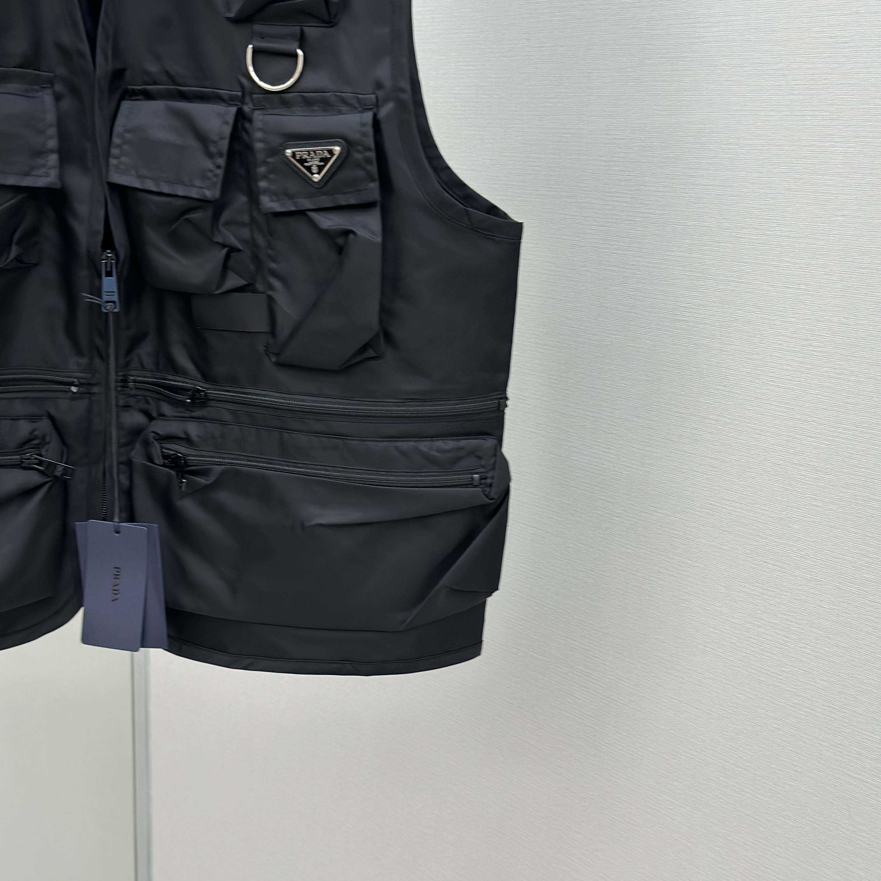 Prada Re-Nylon Utility Vest - DesignerGu