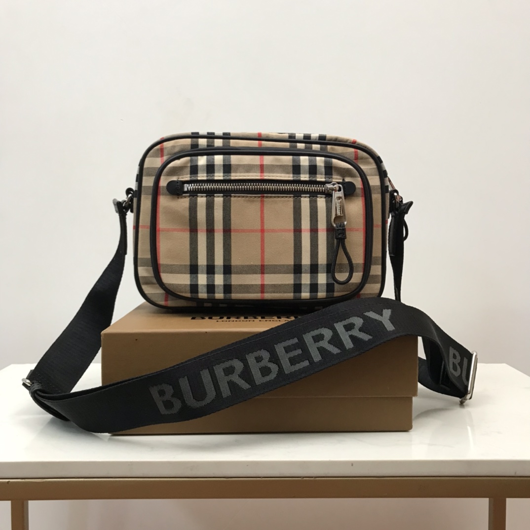 Burberry Check Shoulder Crossbody Bag  - DesignerGu