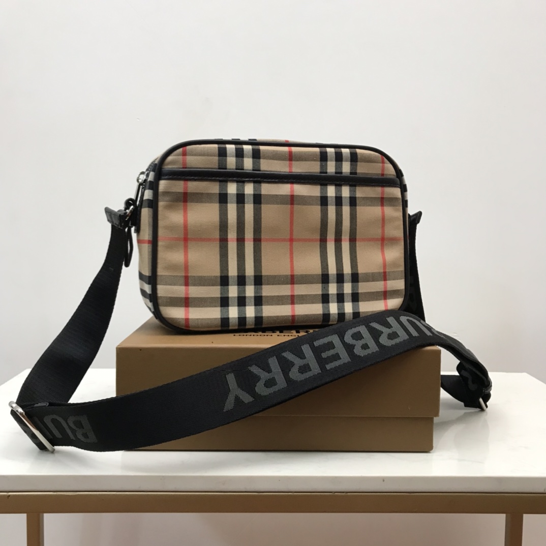 Burberry Check Shoulder Crossbody Bag  - DesignerGu