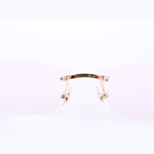 Cartier CT_3524012 Black Buffalo Eyeglasses In Gold - DesignerGu