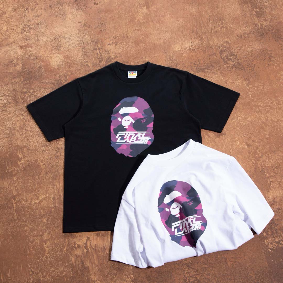 Bape x JJ Lin Ape Head Relaxed FIt Tee - DesignerGu