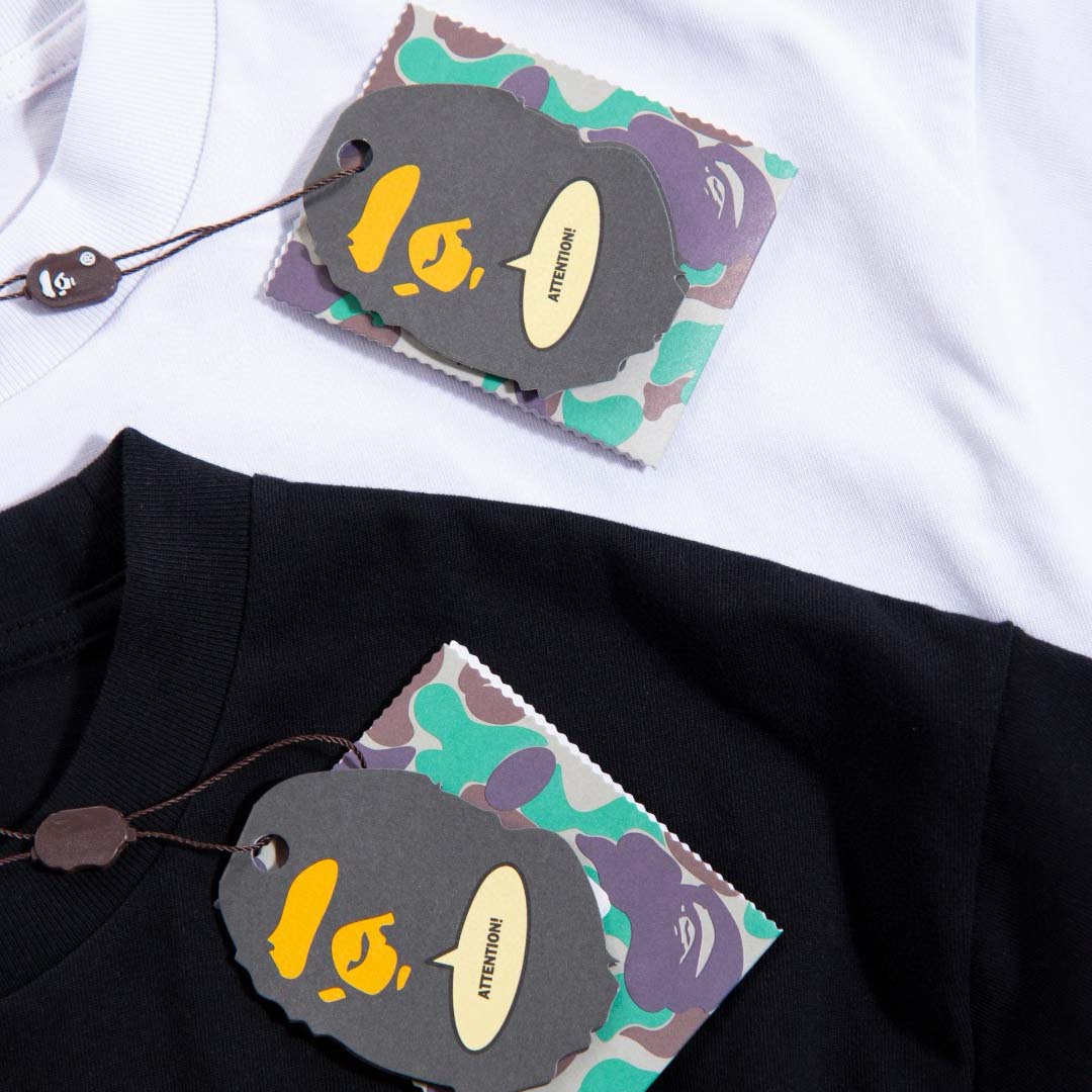 Bape x JJ Lin Ape Head Relaxed FIt Tee - DesignerGu