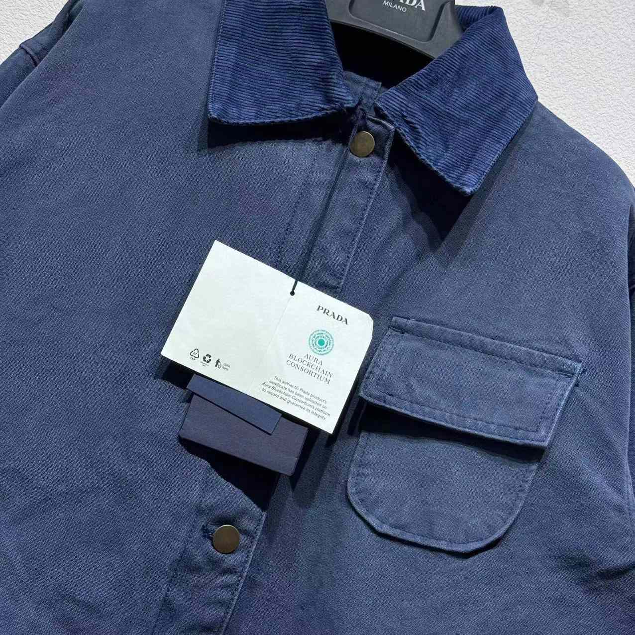 Prada Canvas Trucker Jacket - DesignerGu