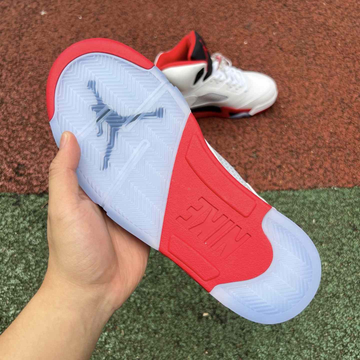 Air Jordan 5 “Fire Red Black Tongue” HQ7978-101 - DesignerGu