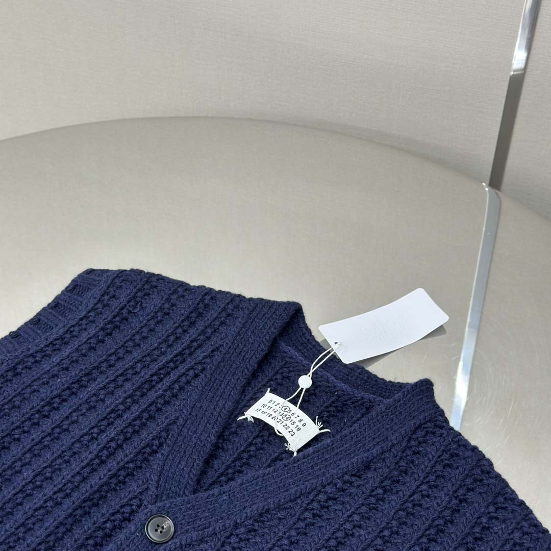 Maison Margiela Ribbed-knit Wool Vest - DesignerGu