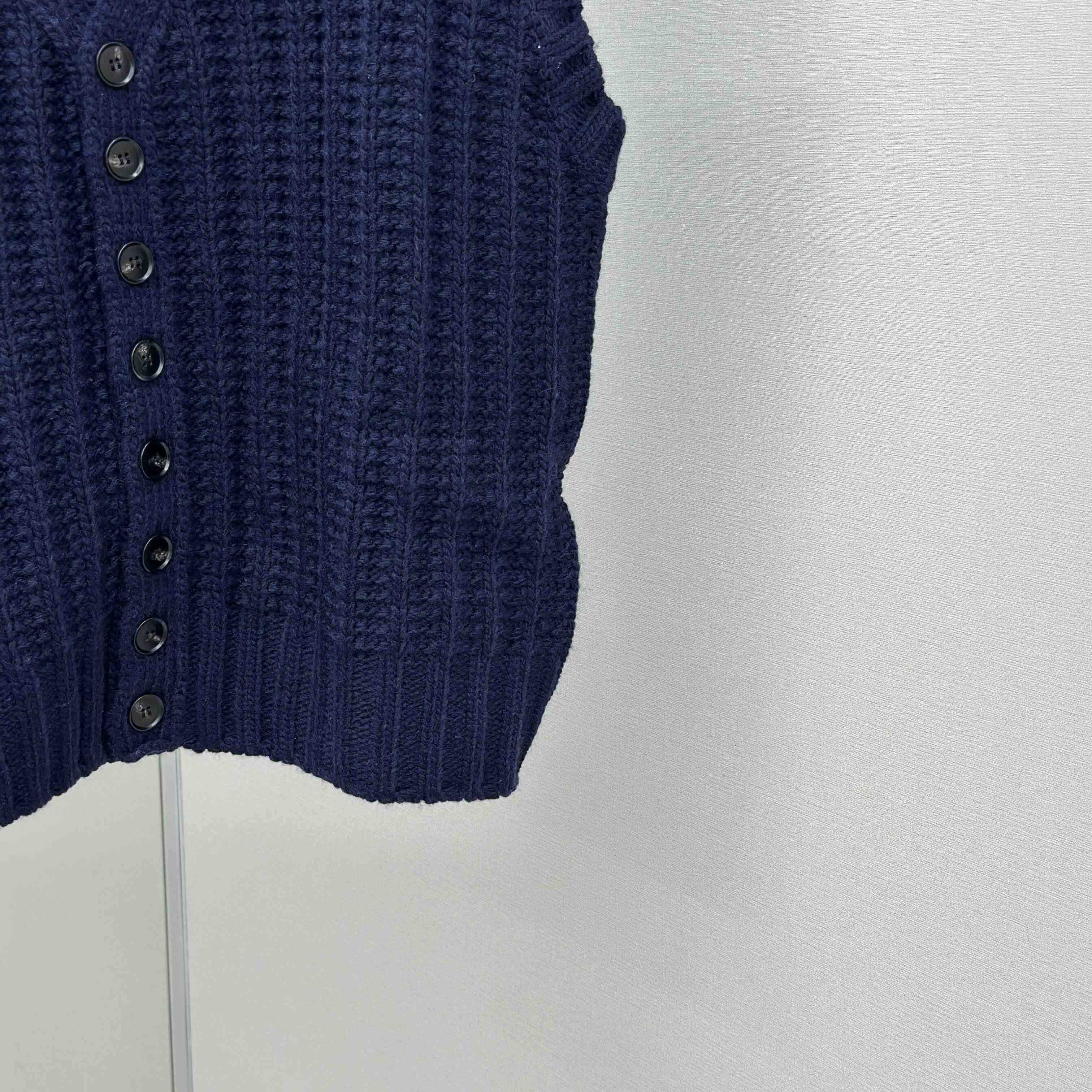 Maison Margiela Ribbed-knit Wool Vest - DesignerGu