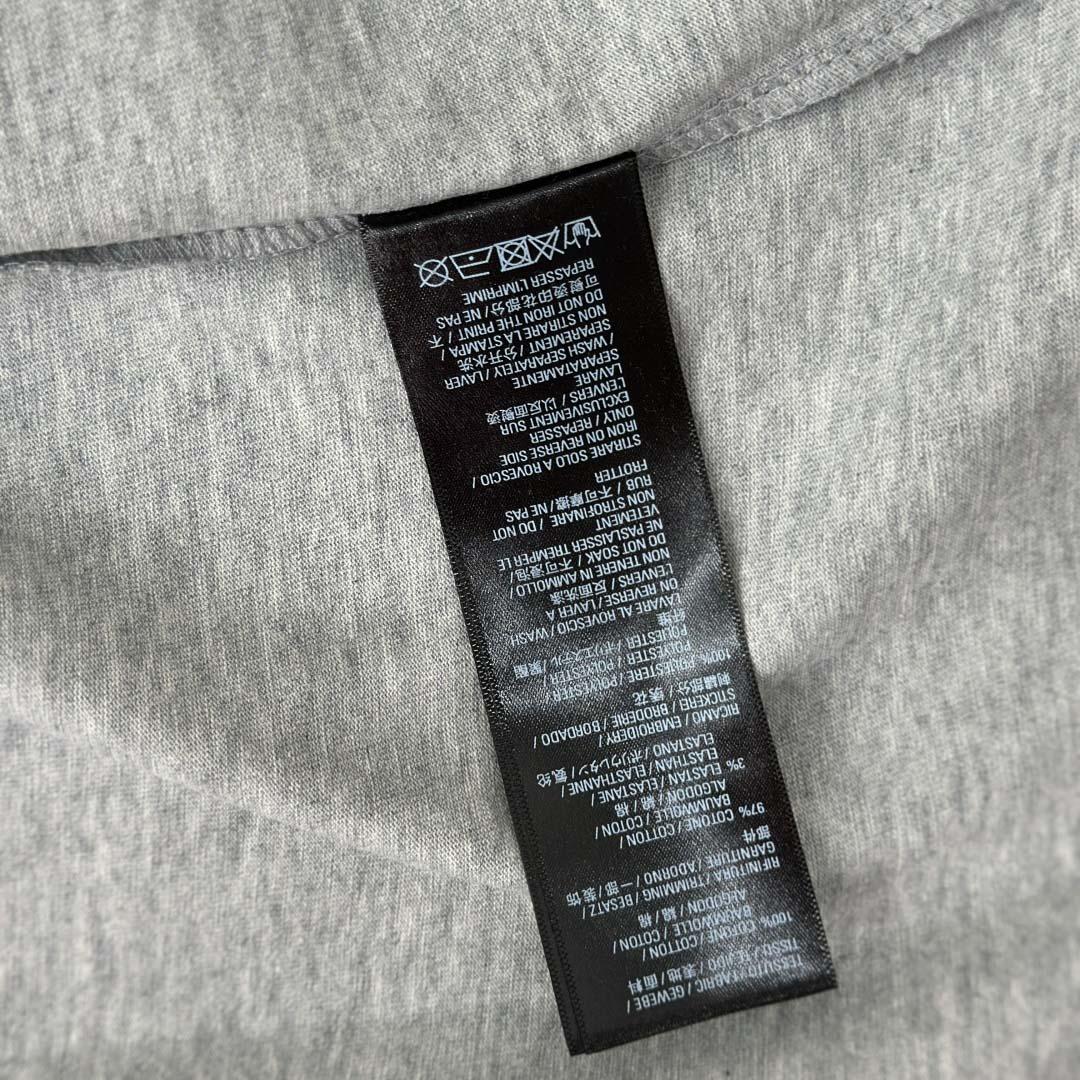 Balenciaga Taped Balenciaga Back T-Shirt Medium Fit in heather grey dry jersey - DesignerGu