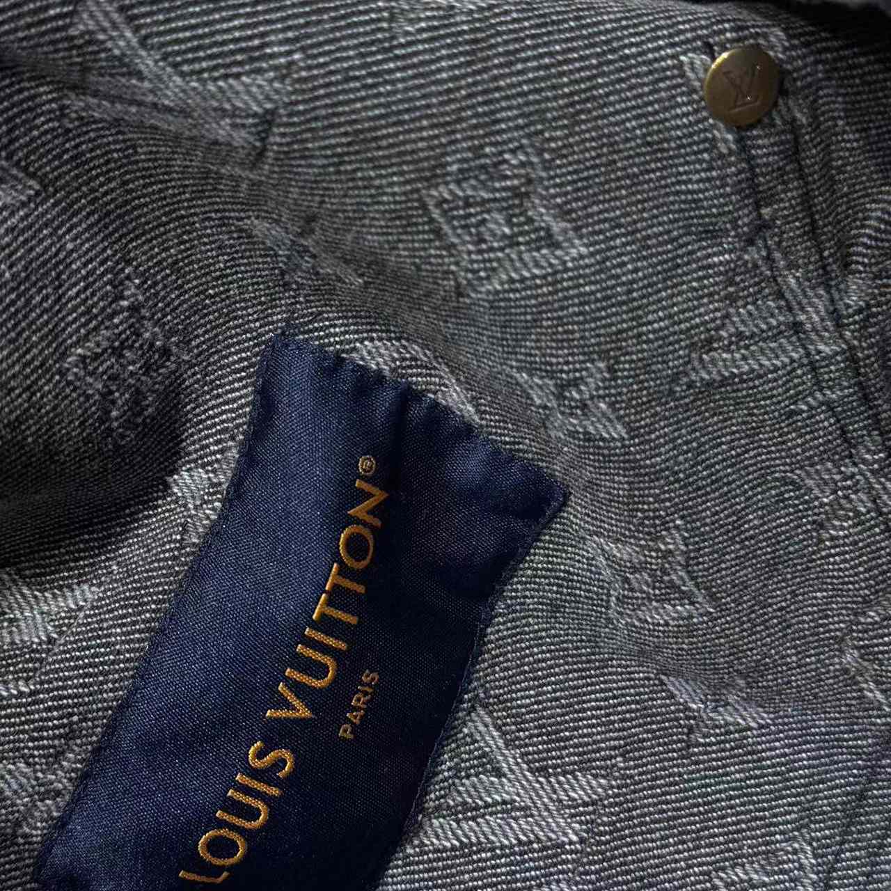 Louis Vuitton Monogram Denim Hooded Jacket - DesignerGu