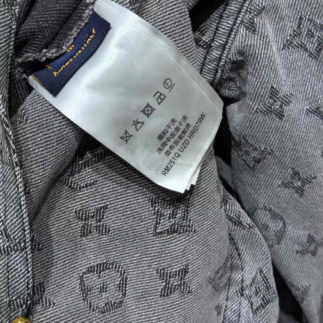 Louis Vuitton Monogram Denim Hooded Jacket - DesignerGu