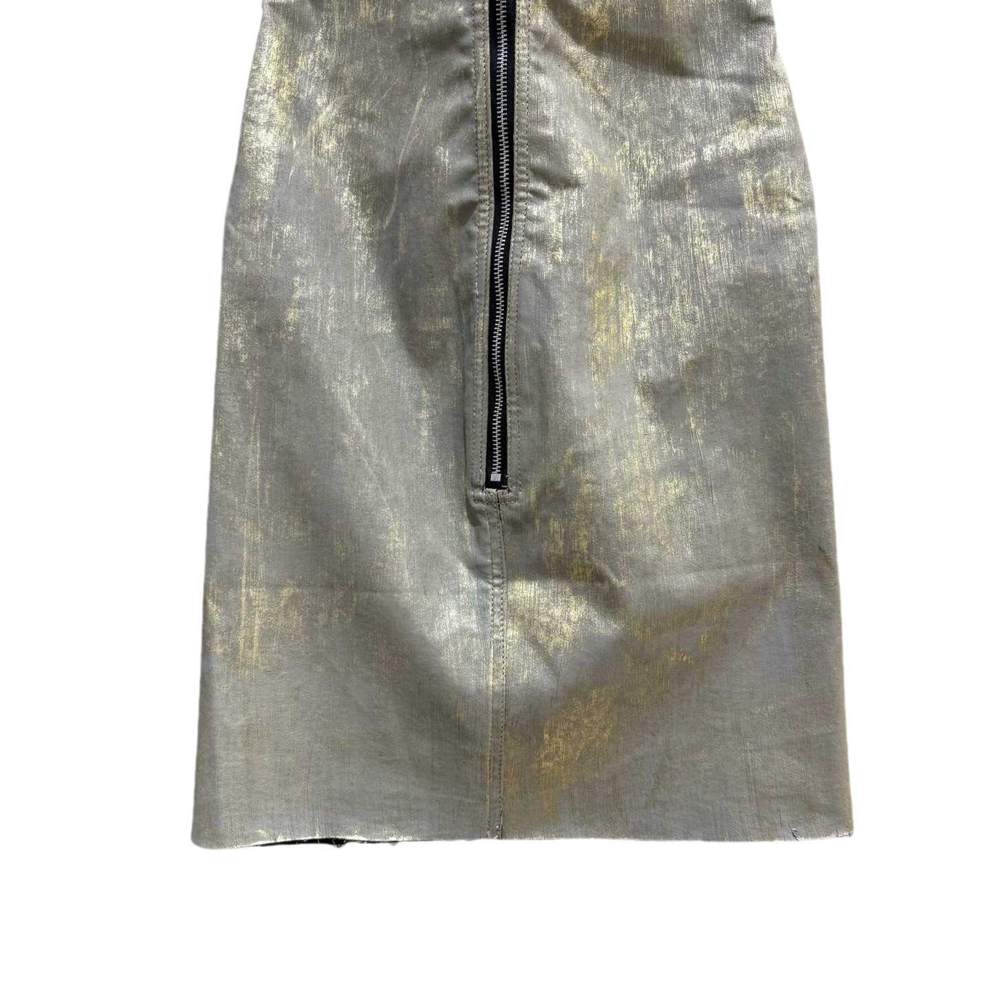 Rick Owens Gold Dress Prong Mini - DesignerGu