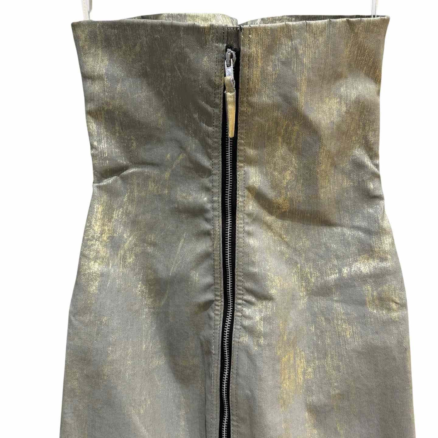 Rick Owens Gold Dress Prong Mini - DesignerGu