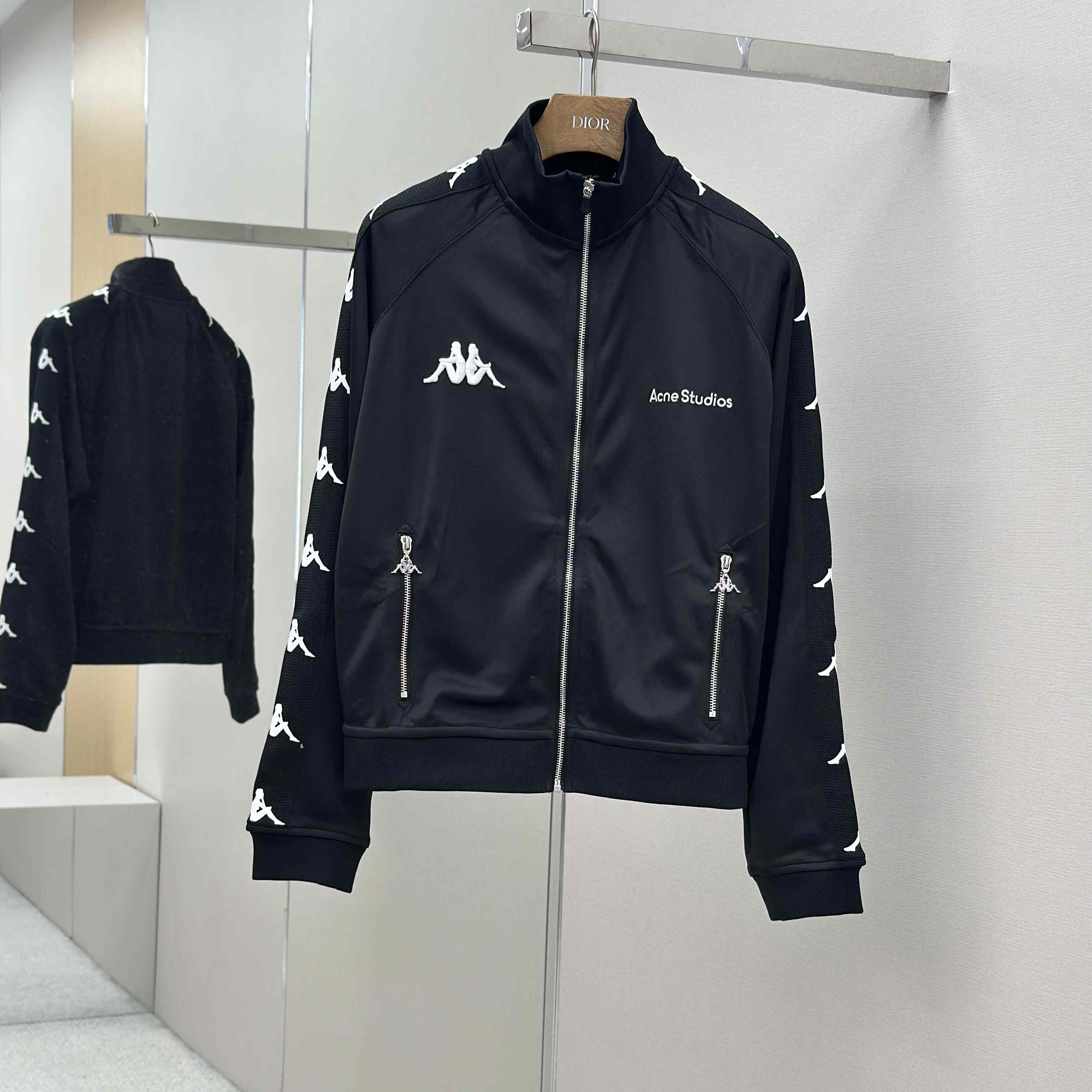 Acne Studios Zipper Sweater - Acne Studios x Kappa - DesignerGu