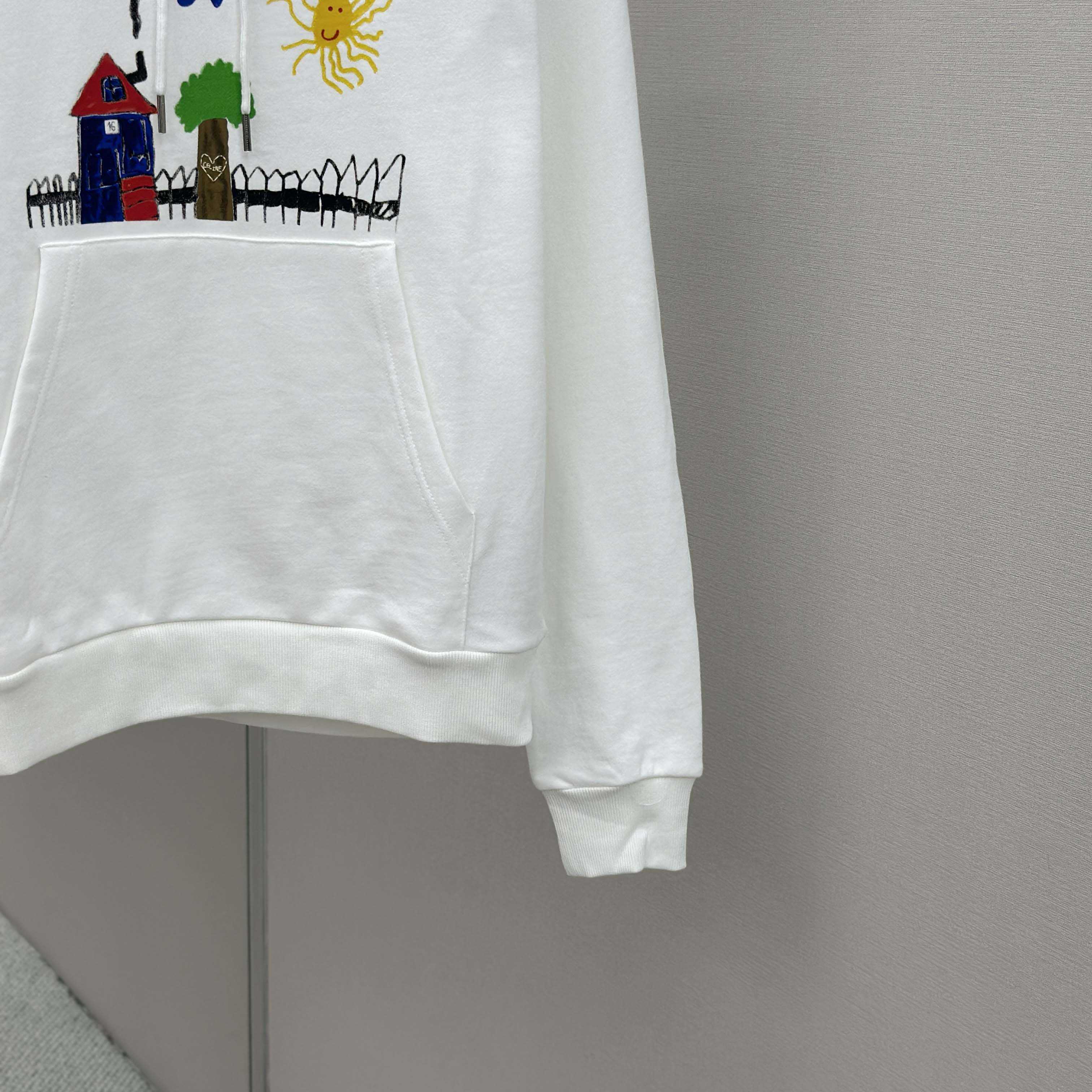 Celine 70'S Hoodie In Cotton Fleece - DesignerGu