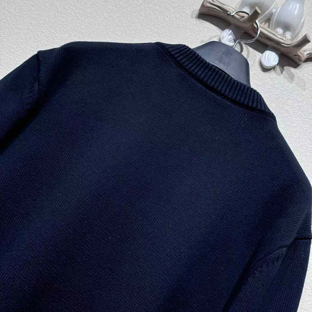 Louis Vuitton Embroidered Cotton-Blend Crewneck - Luxury Blue - DesignerGu