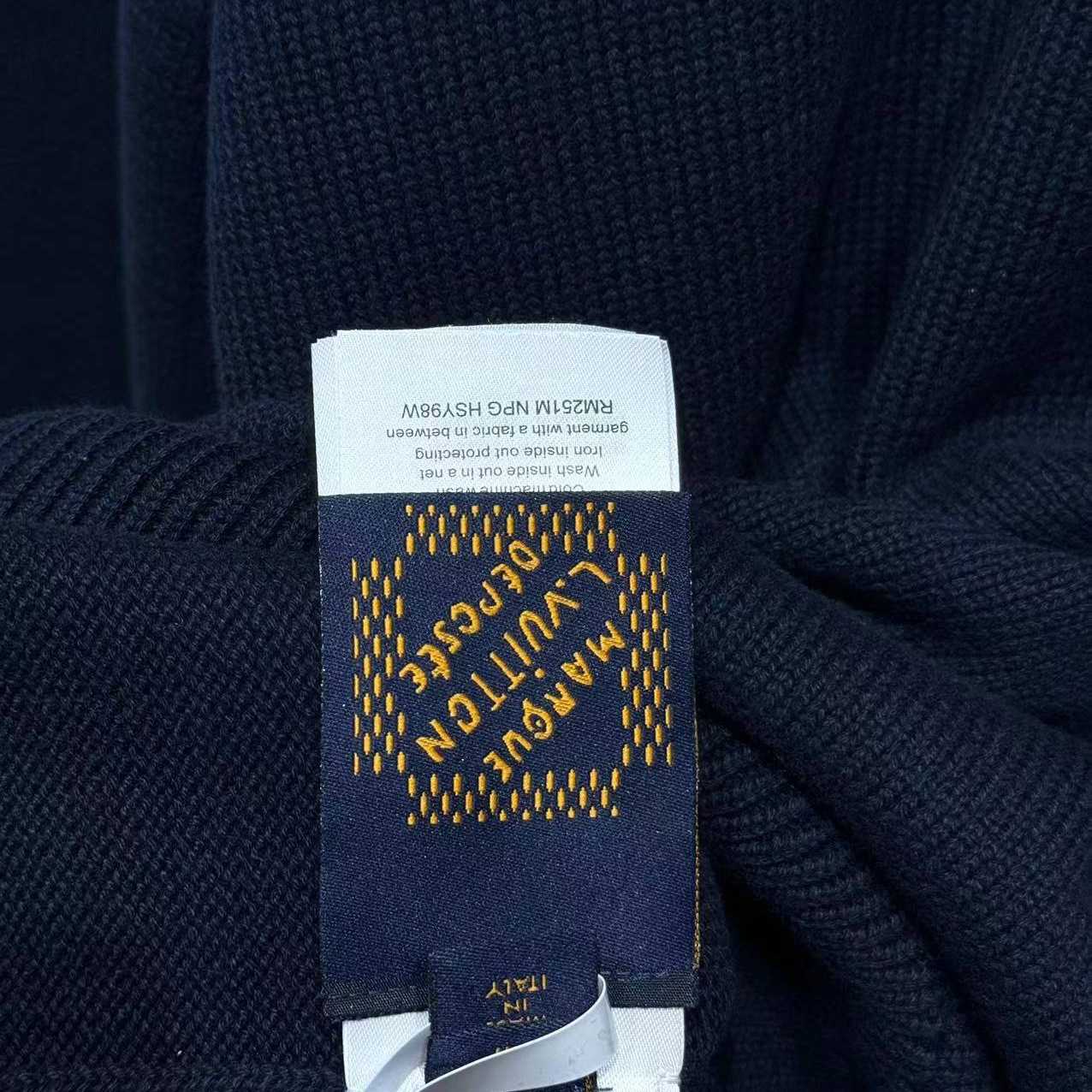 Louis Vuitton Embroidered Cotton-Blend Crewneck - Luxury Blue - DesignerGu