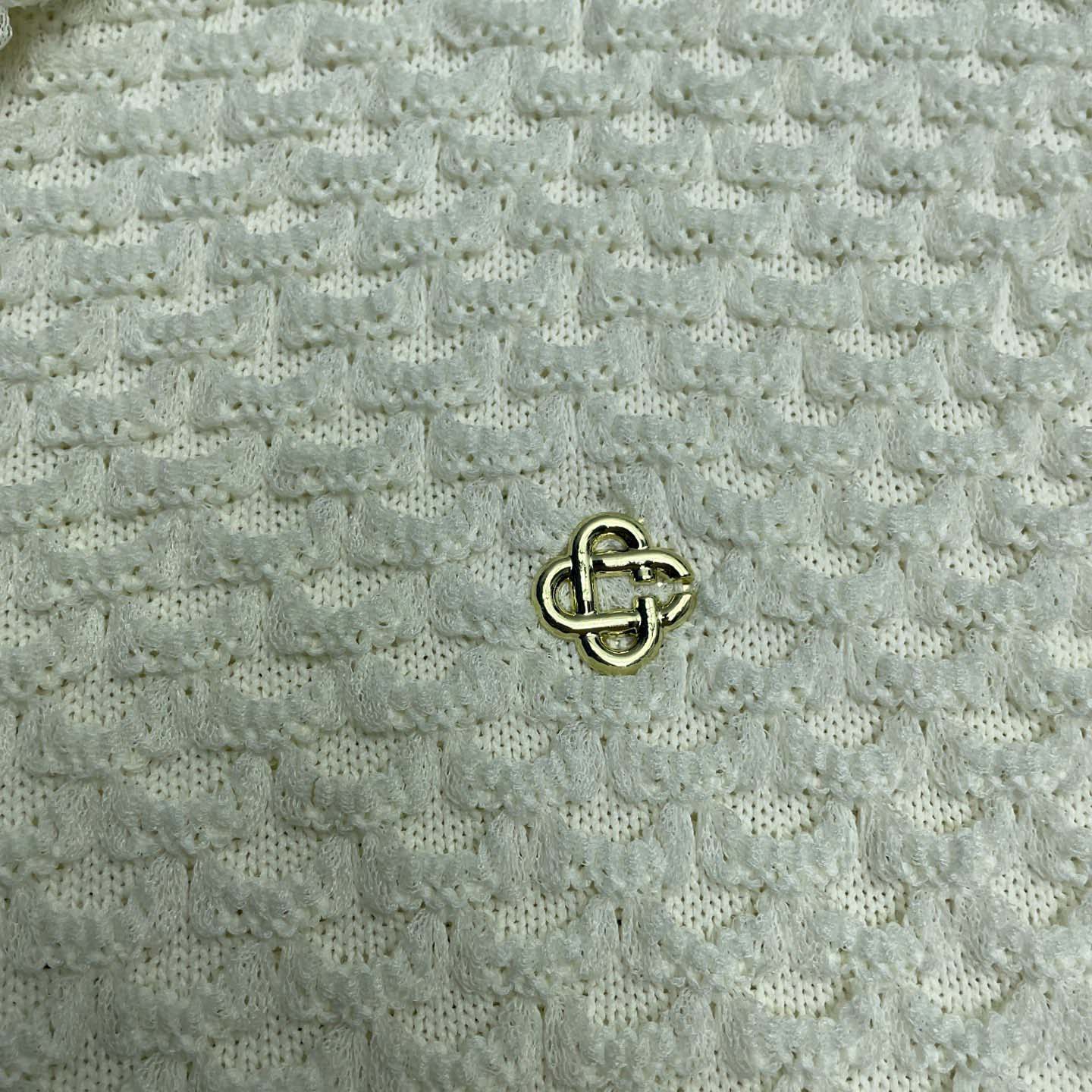 Casablanca Summer Textured-Knit Shirt   D0090 - DesignerGu