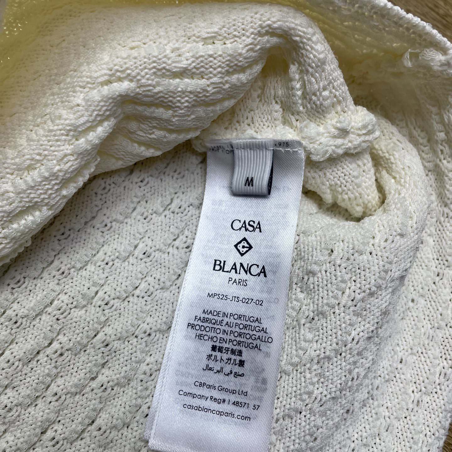 Casablanca Summer Textured-Knit Shirt   D0090 - DesignerGu