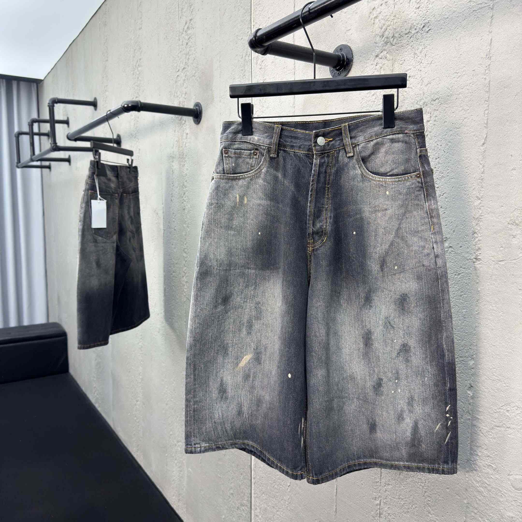 Acne Studios Denim Shorts - Loose Fit  - DesignerGu