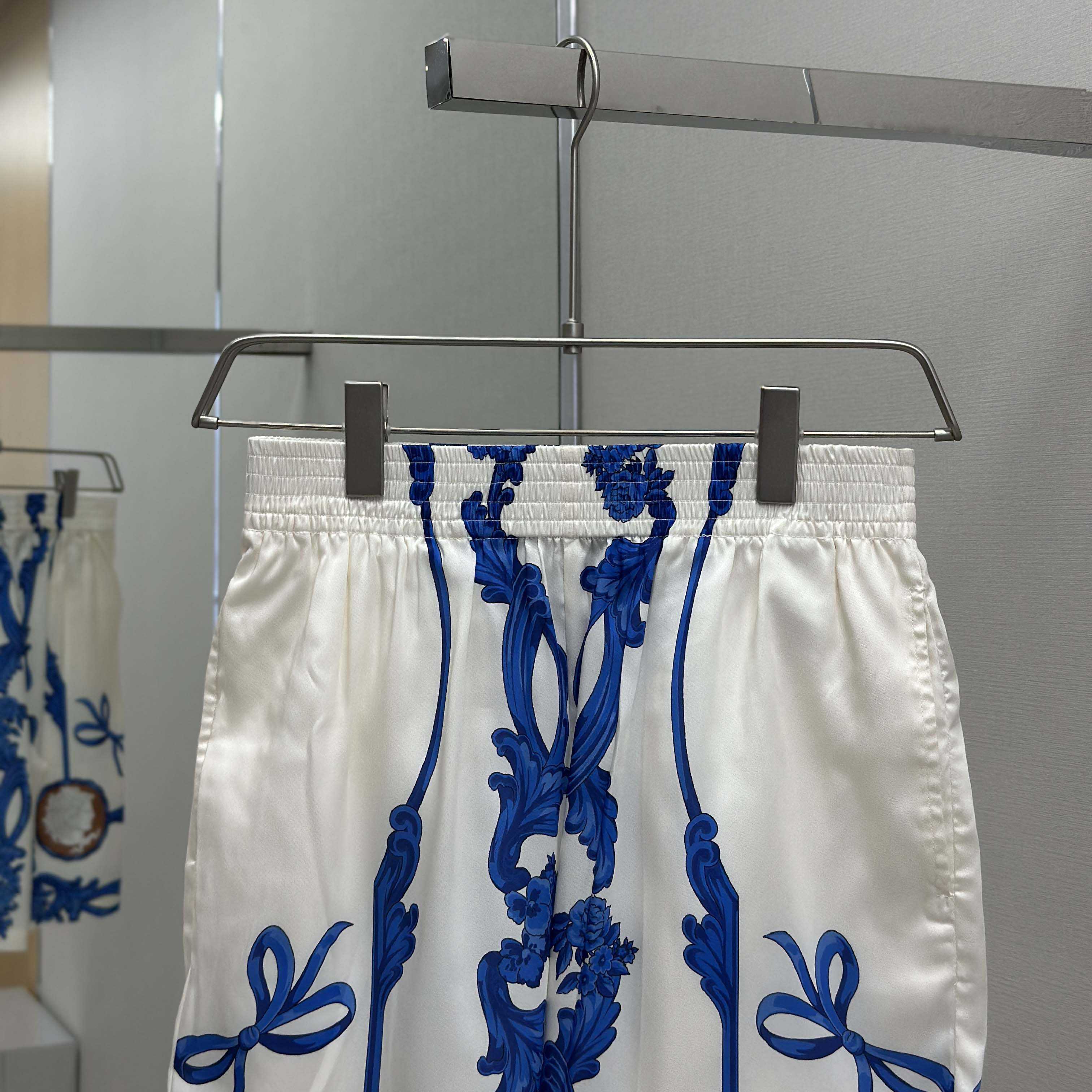 Versace Cameo Silk Shirt & Silk Shorts - DesignerGu