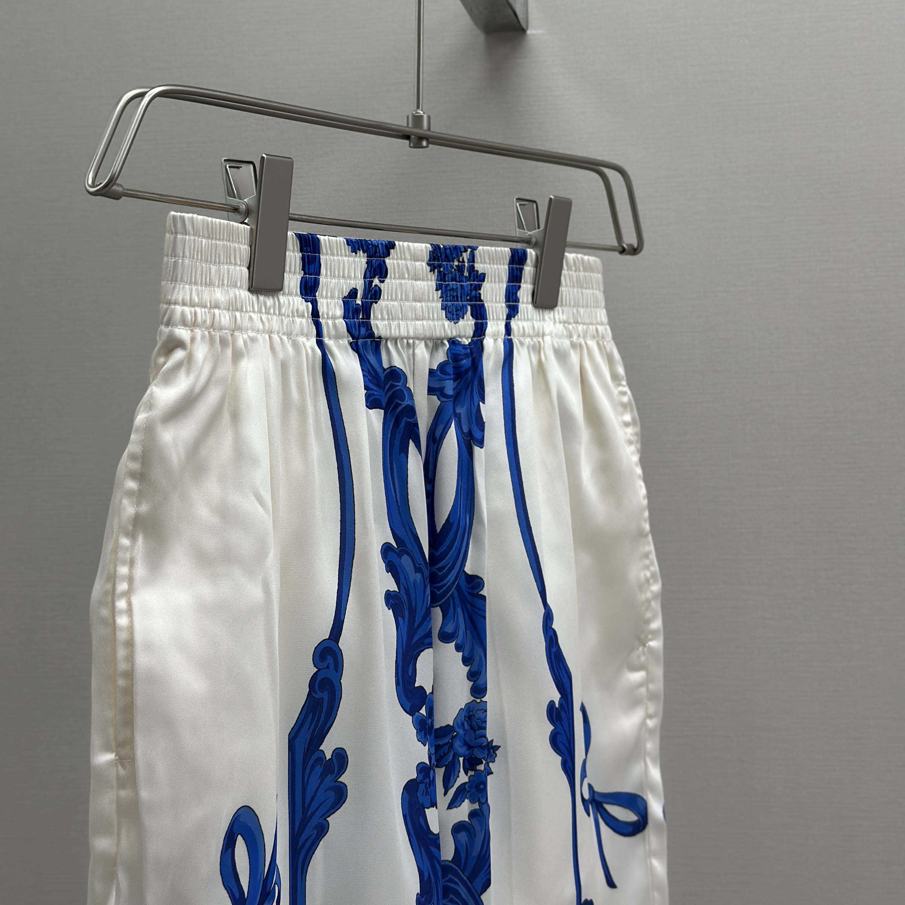 Versace Cameo Silk Shirt & Silk Shorts - DesignerGu