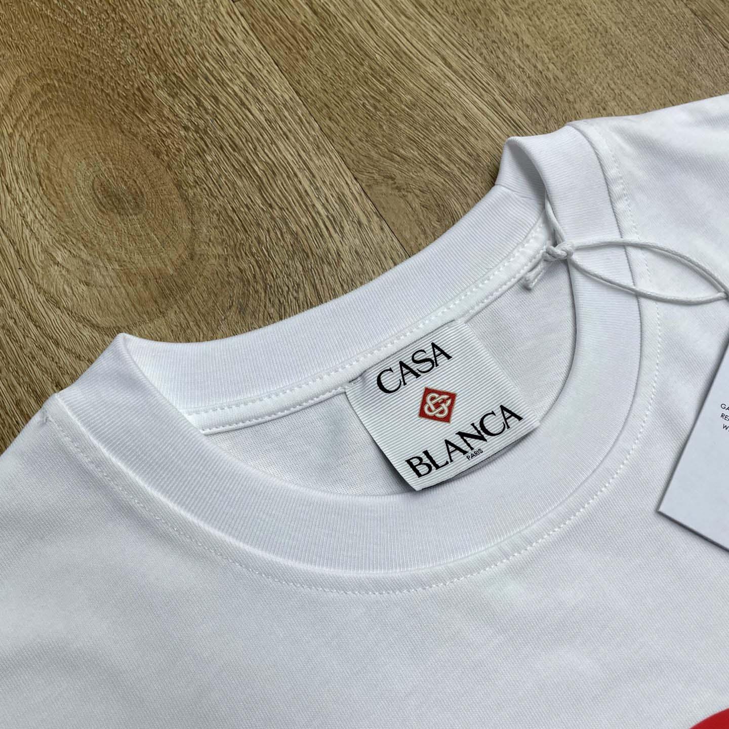 Casablanca Montagne Printed T-Shirt 'White'   C1034 - DesignerGu