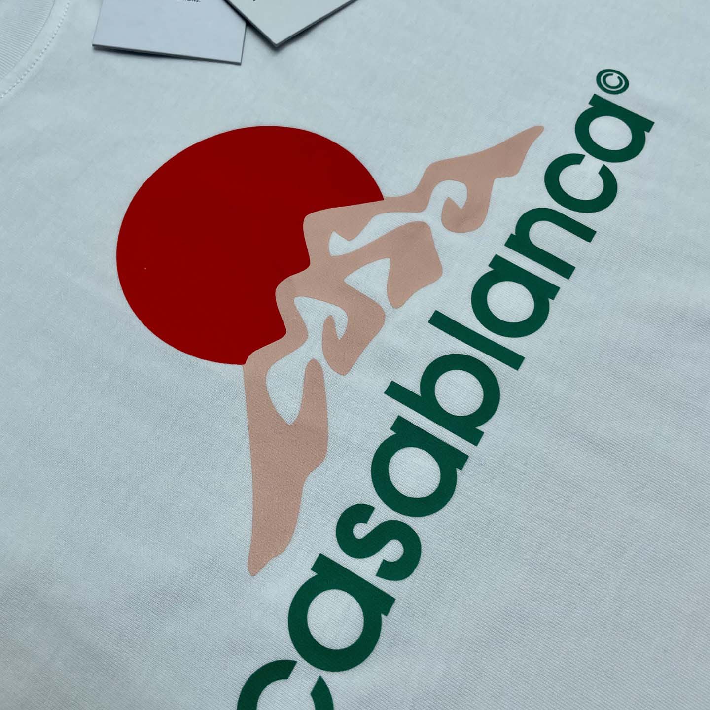 Casablanca Montagne Printed T-Shirt 'White'   C1034 - DesignerGu